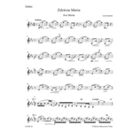 Zdravas Maria / Ave Maria fur Sopran oder Tenor und gemischten Chor (ad libitum) mit Violine und Klavier/Orgelbegleitung (1904)