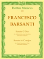 Sonata for Treble Recorder or Flute and Basso continuo C major