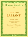Sonate fur Altblockflote (Flote) und Basso continuo B-Dur op. 1/6