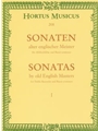 Sonaten alter englischer Meister fur Altblockflote und Basso continuo (Heft 1)
