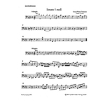 Sonate fur 2 Violinen, 2 Violen, Violoncello und Basso continuo f-Moll TWV 44:32 -Sextett-