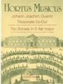 Triosonate fur Flote, Violine und Basso continuo oder fur Flote und obligates Cembalo Es-Dur -Die sc