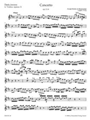Concerto fur 2 Soloinstrumente (Flote, Violine - Flote, Oboe - 2 Floten), 3 Violinen und Basso conti