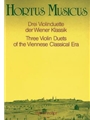 drei Violinduette der Wiener Klassik -Mehrsatzige Kompositionen von Peter Hansel, Franz Anton Hoffme