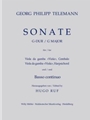 Sonate G-Dur TWV 42:G6 -Gambensonate mit obligatem Cembalo und Basso continuo-