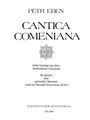 Cantica Comeniana fur gleiche und gemischte Stimmen, Melodie-Instrument (Bfl-A) ad lib. -10 Gesange-