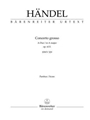Concerto grosso A major op. 6/11 HWV 329