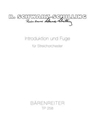 Introduktion und Fuge fur Streichorchester (1948)