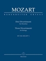 Three Divertimenti For String Quartet