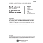 Bach Minuets (Full Score)