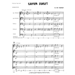Canyon Sunset (Full Score)