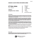 Li'l Liza Jane (Full Score)