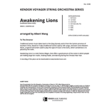 Awakening Lions (traditional Canton music) (Full Score) (traditional Canton music)