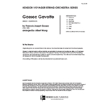 Gossec Gavotte (Full Score)