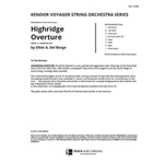 Highridge Overture (Full Score)
