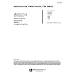 Autumn (from The Four Seasons) (Full Score) (from The Four Seasons)