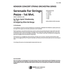 Serenade For Strings/Mvt. 1 Pezzo (Full Score)