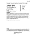 Themes From Vivaldi's Gloria (Full Score)