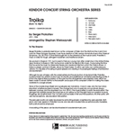 Troika (from Lt. Kije) (Full Score) (from Lt. Kije)