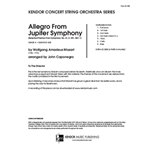 Allegro From Jupiter Symphony (Selected Themes From Symphony No. 41, K. 551, Mvt. 1) (Full Score) (Selected Themes From Symphony No. 41, K. 551, Mvt. 1)
