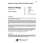 Aria For Strings (Full Score)