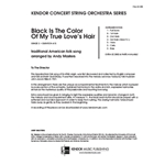 Black Is The Color Of My True Love's Hair (Full Score)