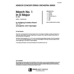 March No. 1 In D Major (K. 335) (Full Score) (K. 335)