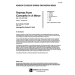 Themes From Concerto In A Minor (Op. 3, No. 8, RV 522) (Full Score) (Op. 3, No. 8, RV 522)