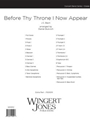 Before Thy Throne I Now Appear - Full Score