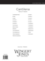 Cantilena - Full Score