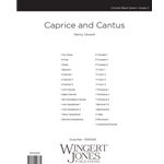 Caprice and Cantus - Full Score