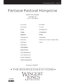 Fantasie Pastoral Hongroise - Full Score