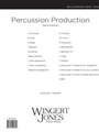 Percussion Production - Full Score