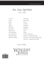 As Joy Ignites - Full Score