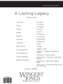 A Lasting Legacy - Full Score