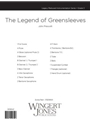 The Legend of Greensleeves - Full Score