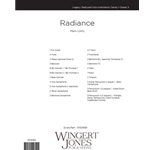 Radiance - Full Score