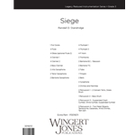 Seige - Full Score