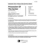Procession Of The Sardar (from Caucasian Sketches) (Full Score) (from Caucasian Sketches)