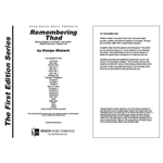 Remembering Thad (Full Score)