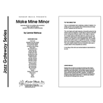 Make Mine Minor (Full Score)