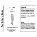 That's It (Full Score)