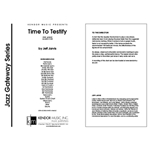 Time To Testify (Full Score)