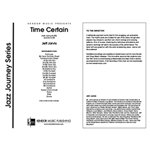 Time Certain (Full Score)
