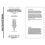 Piece Of Cake, A (Full Score)
