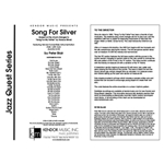 Song For Silver (based on the chord changes to 'Song For My Father' by Horace Silver) (Full Score) (based on the chord changes to 'Song For My Father' by Horace Silver)