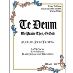 Te Deum Organ, Brass, Percussion Score