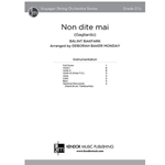 Non dite mai (Gagliardo)