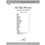 All that We Are (Score)