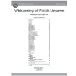 Whispering of Fields Unsown (Score)